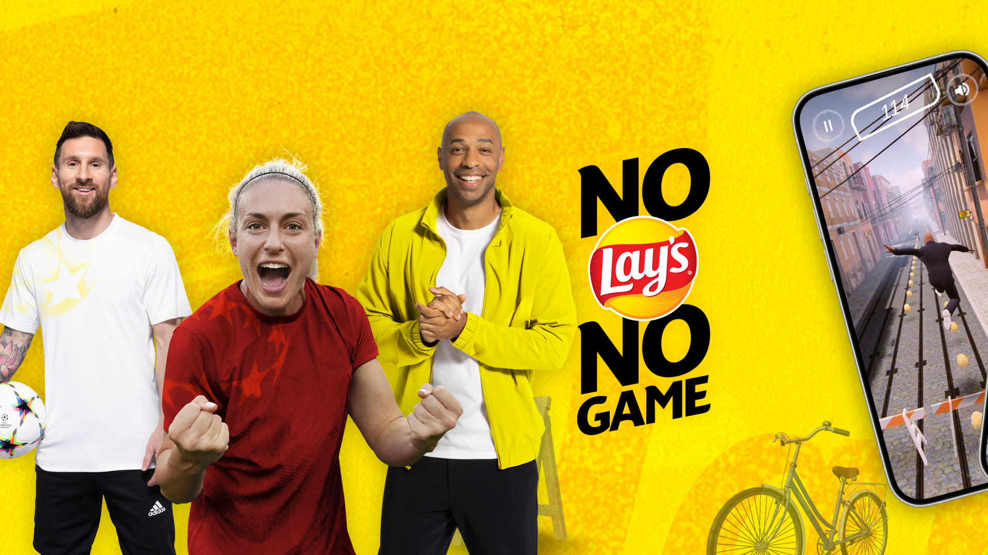 Lay’s: No Lay’s, No Game, The Runner, starring Messi, Henry and Putellas